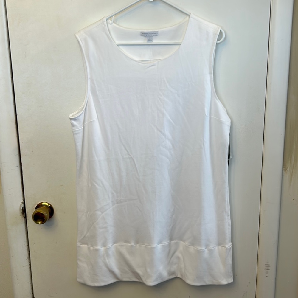 New York & Co Women’s Dress Size XL White NWT